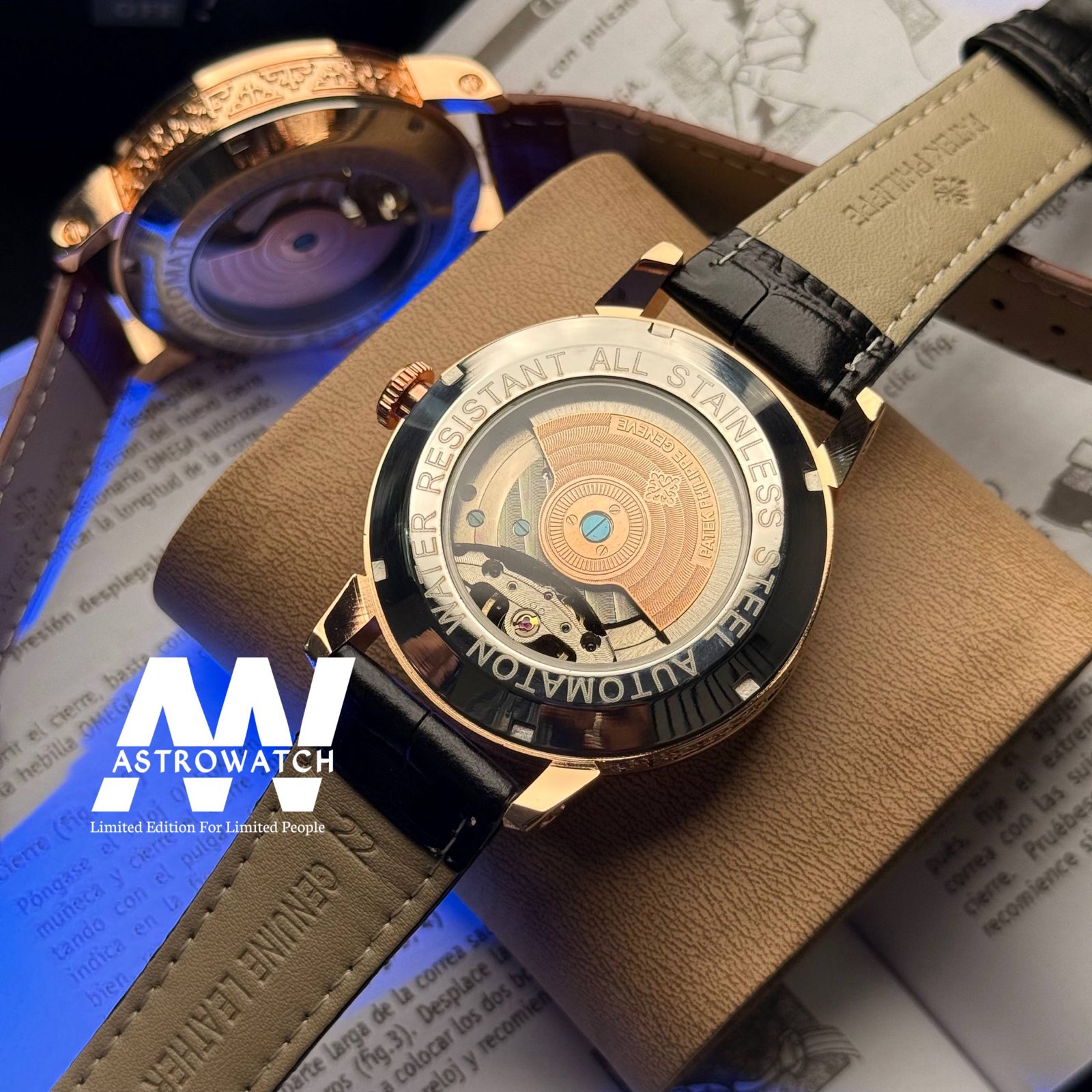 P.P Grand Complications Skeleton Moonphase Black Leather — photograph 8