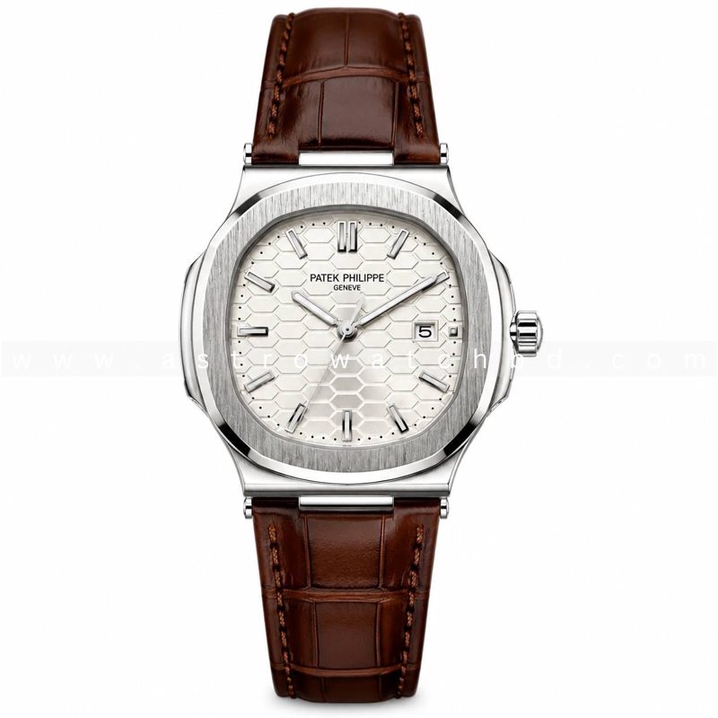 P.P NAUTILUS SNAKE DIAL WHITE