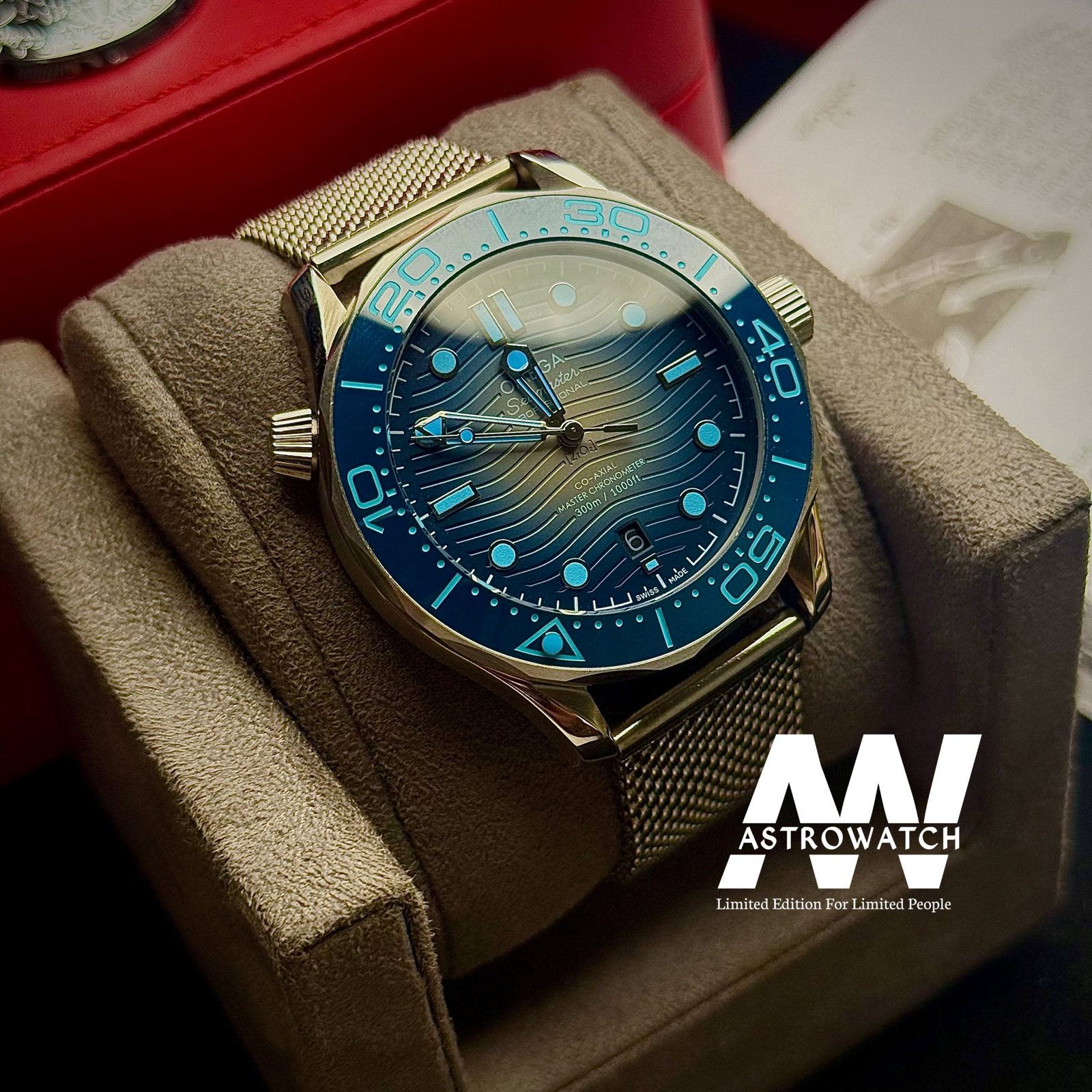 OMEGA 007 OCEAN BLUE MASTER GRADE — photograph 2