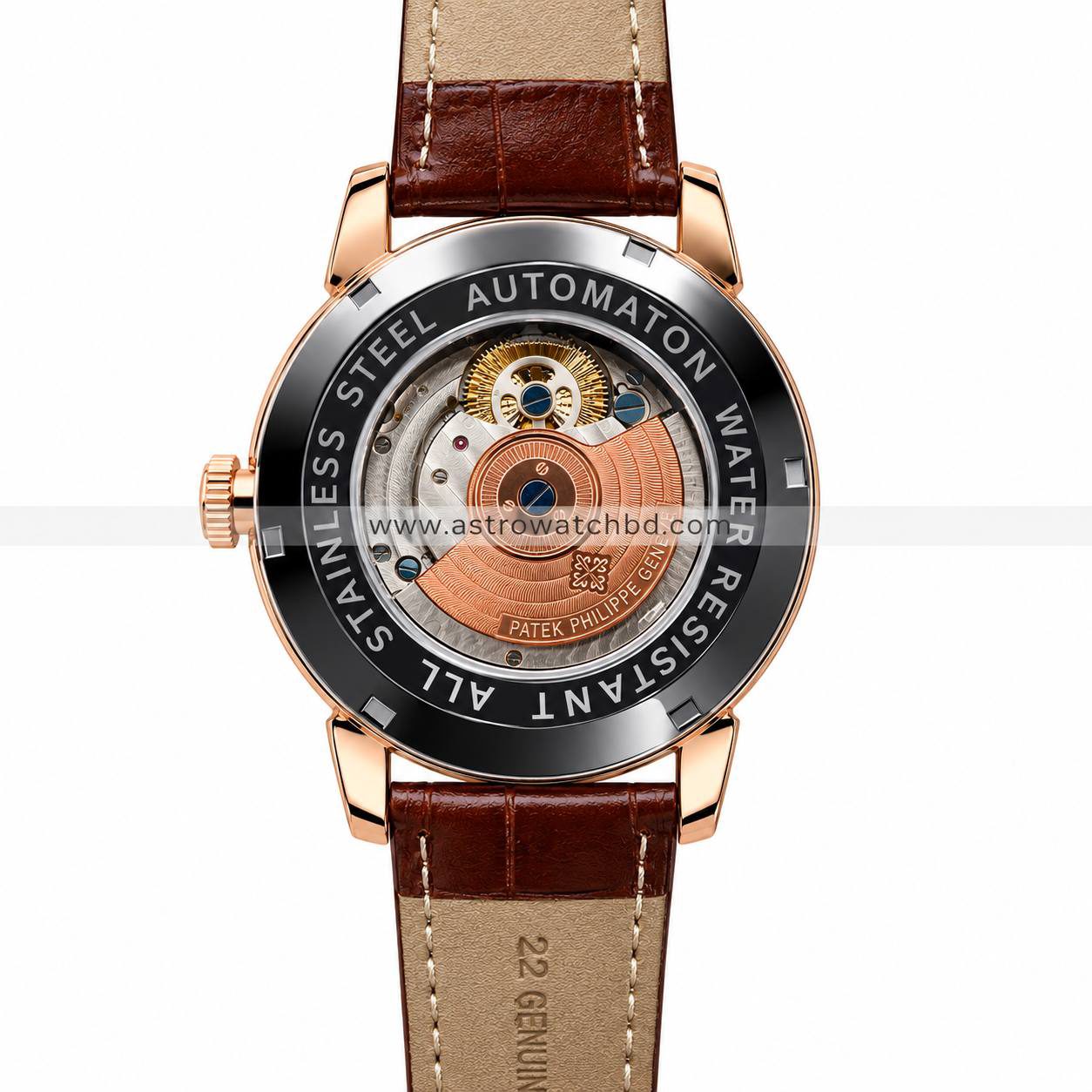 P.P Grand Complications Skeleton Moonphase Brown Leather — photograph 2